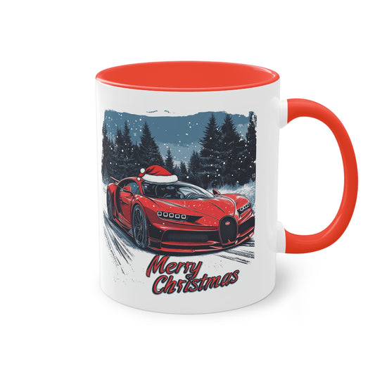 Merry Chirstmas Buggati Chiron Coffee Mug