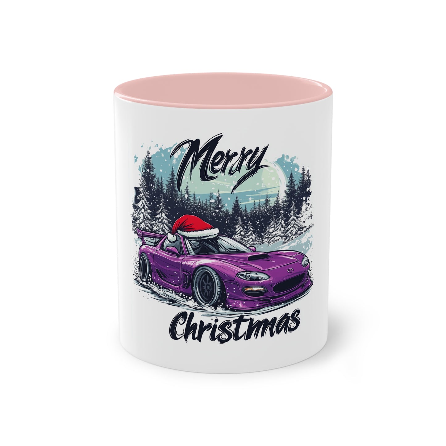 Merry Christmas Mazda RX7 Coffee Mug