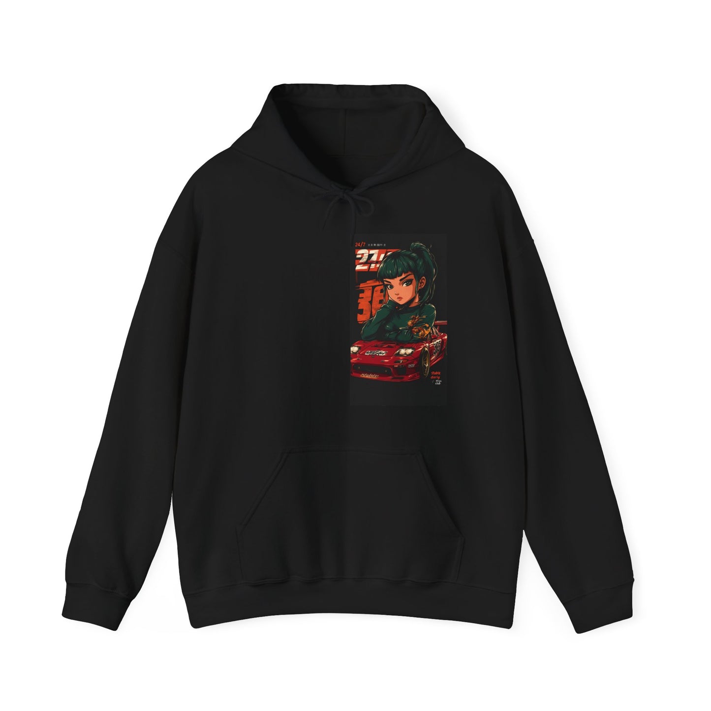 Mazda RX7 Girl Hooded Sweatshirt