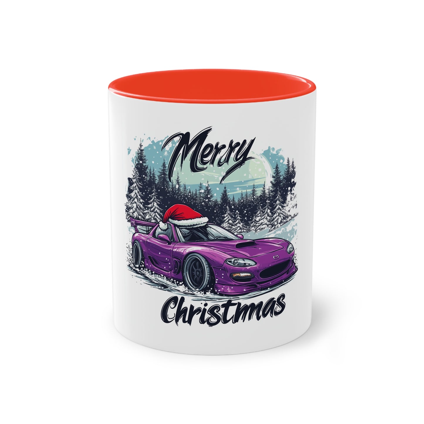 Merry Christmas Mazda RX7 Coffee Mug