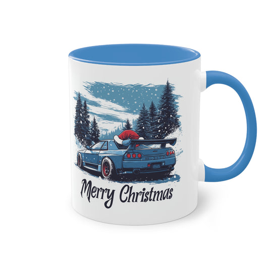 Merry Christmast Nissan GTR-R32 Coffee Mug