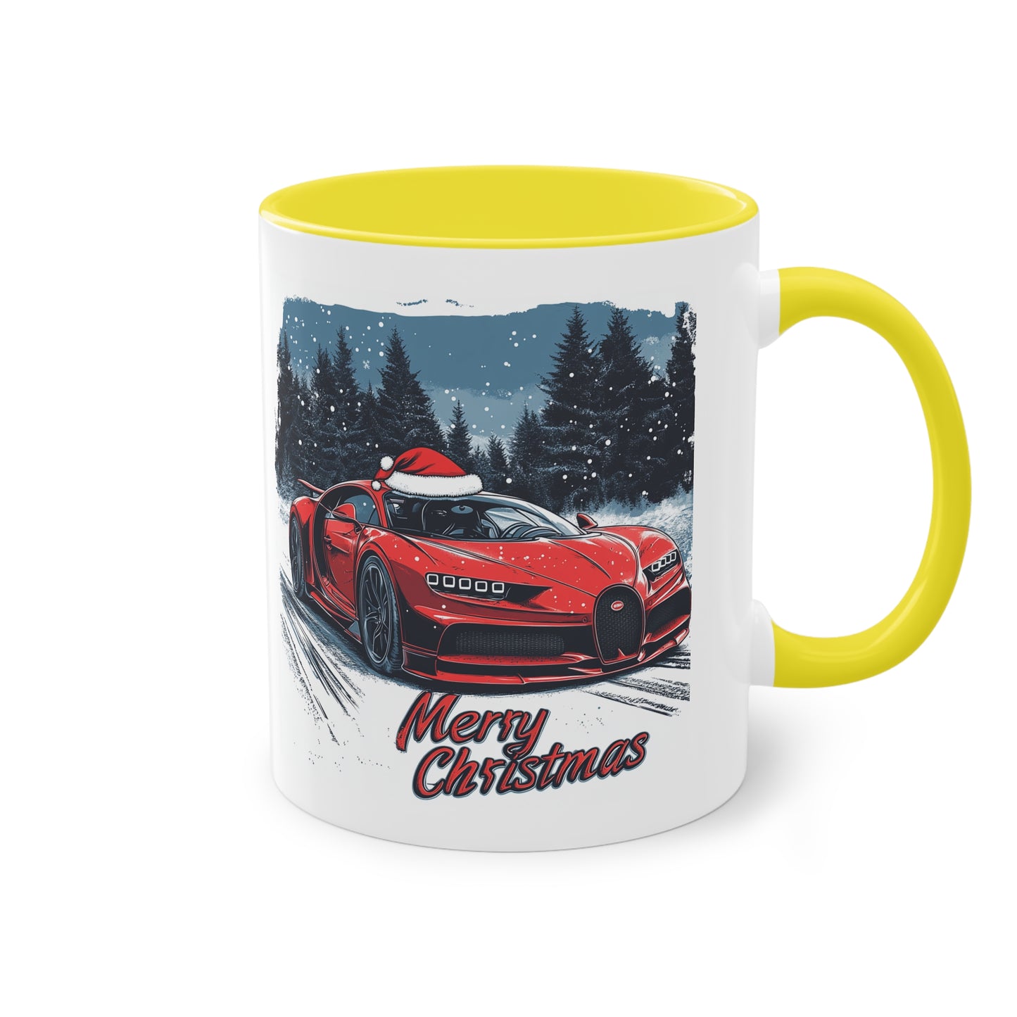 Merry Chirstmas Buggati Chiron Coffee Mug