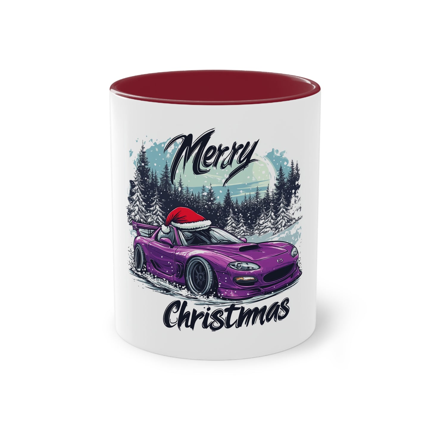 Merry Christmas Mazda RX7 Coffee Mug