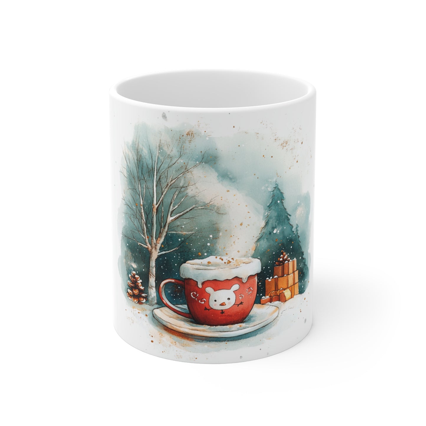 Cup of snow 11oz White Mug