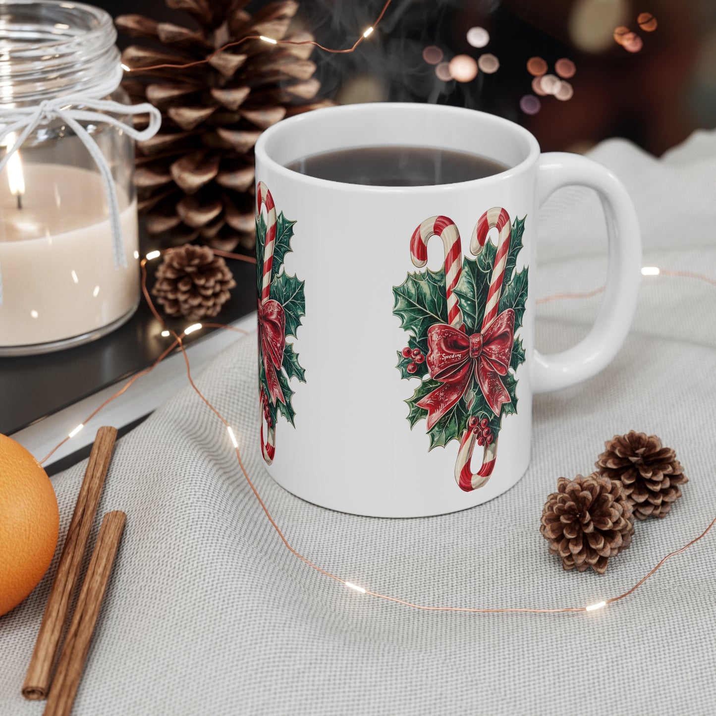 Christmas candy 11oz White Mug