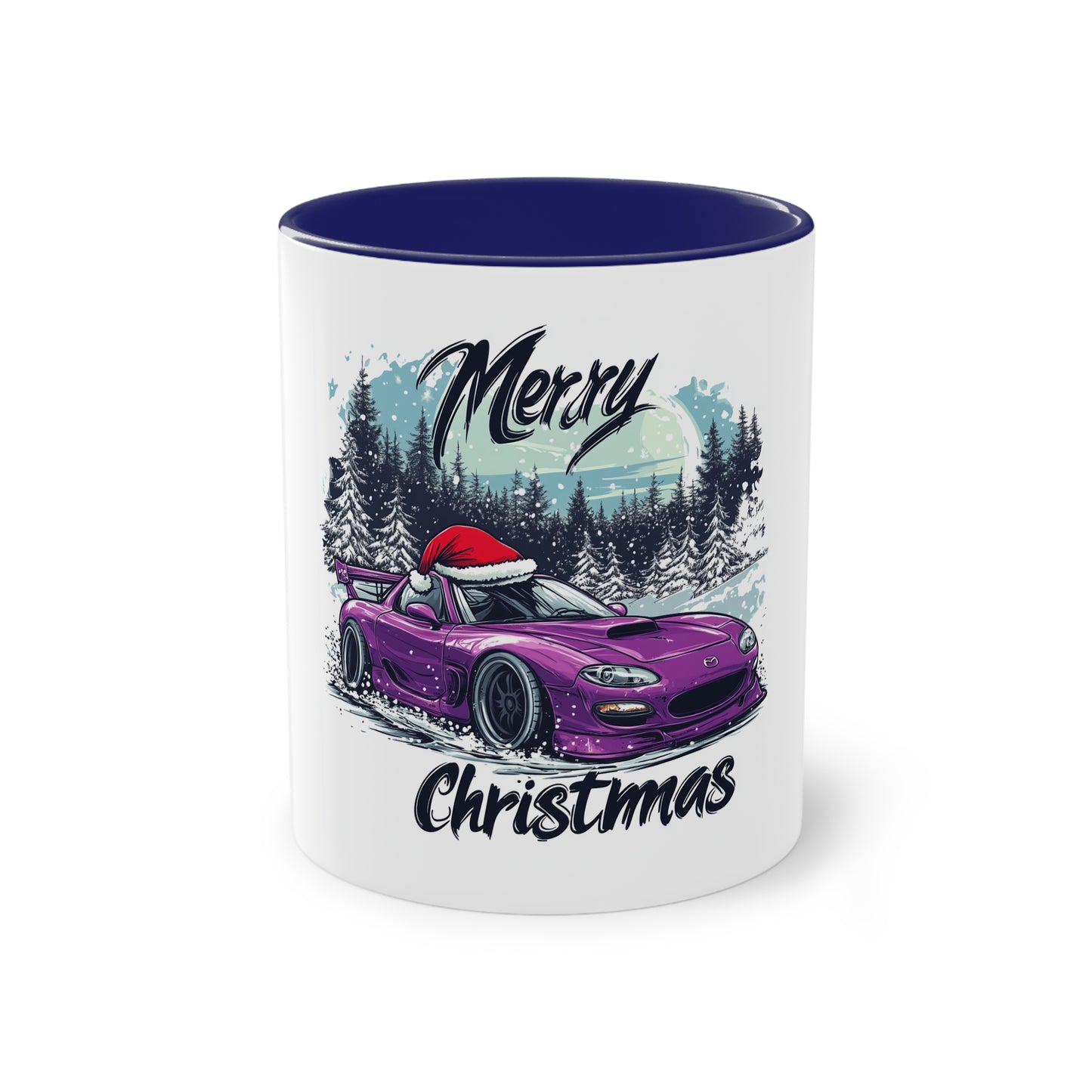 Merry Christmas Mazda RX7 Coffee Mug